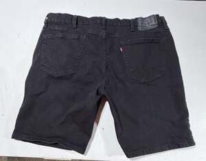 Levi's 405 Standard Fit Black Denim Jean Shorts